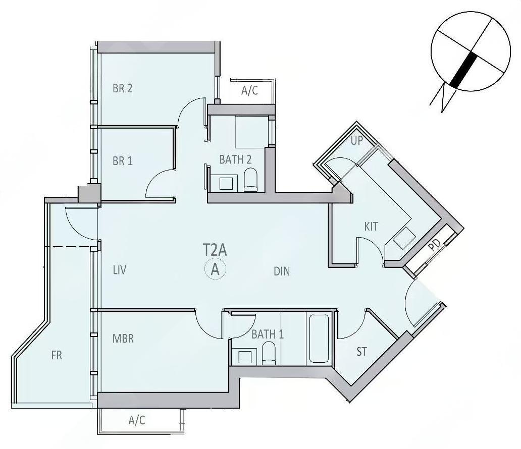 柏傲庄 3房戶型圖則